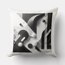 Marble Echoes of Silent Geometry クッション