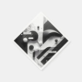 Marble Echoes of Silent Geometry スタンダードカクテルナプキン (角)