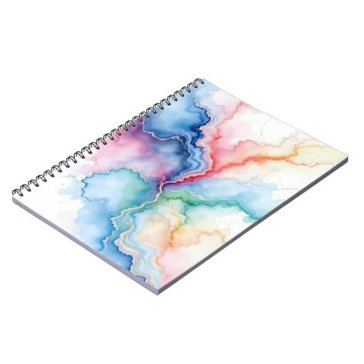 marble effect notebook ノートブック (左側)
