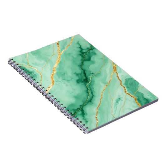 marble effect notebook ノートブック (右側)