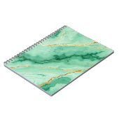 marble effect notebook ノートブック (左側)
