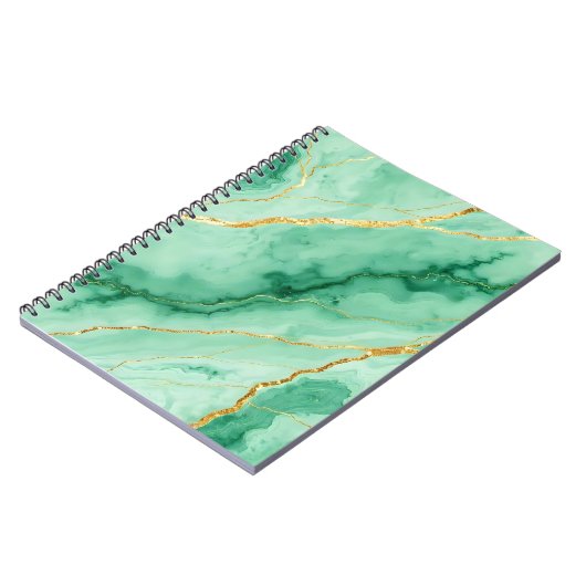 marble effect notebook ノートブック (左側)