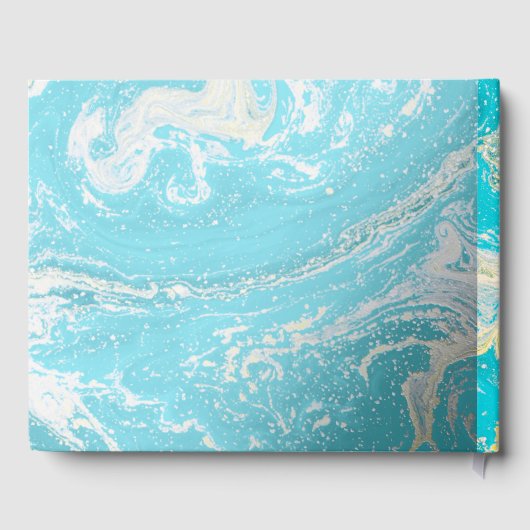 Marble Foil Guest Book ゲストブック (裏面)