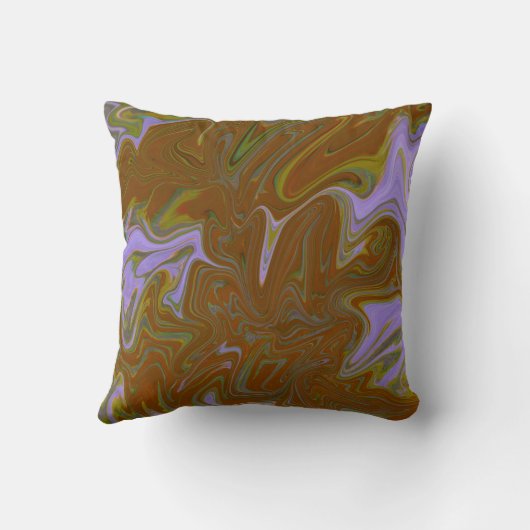 Marble Forms – Terracotta Warm Abstract クッション (裏面)