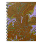 Marble Forms – Terracotta Warm Abstract ノートブック (正面)