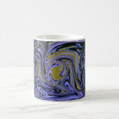 Marble Forms – Violet & Gold Mystic Energy コーヒーマグカップ (中央)
