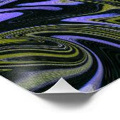 Marble Forms – Violet & Gold Mystic Energy ポスター (コーナー)