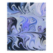 Marble Forms – White & Grey Minimal Texture ポスター (正面)