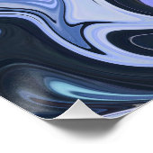 Marble Forms – White & Grey Minimal Texture ポスター (コーナー)