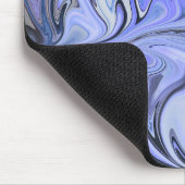 Marble Forms – White & Grey Minimal Texture マウスパッド (コーナー)