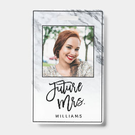 Marble Future Mrs. Brideバチェロレッテ写真 バッジ