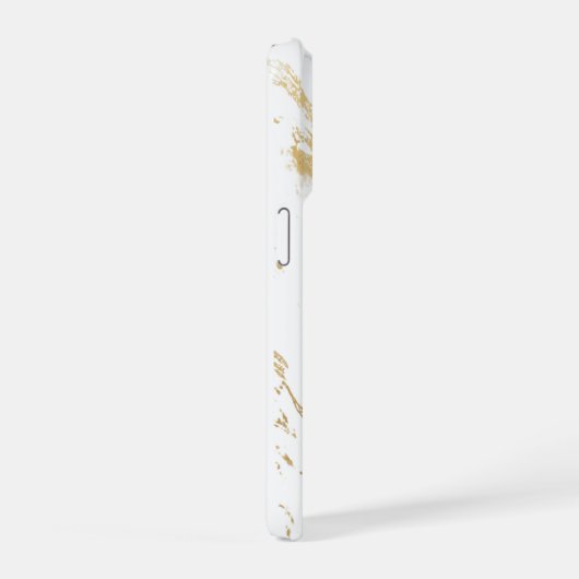 Marble Luxe Golden Phone Case iPhoneケース (右側面)
