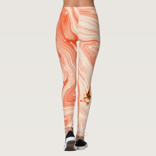 Marble Patterned Leggings レギンス (裏面)