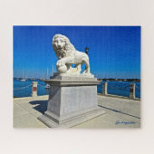 Marble Sculpture Bridge of Lions St Augustine FL  ジグソーパズル (横)