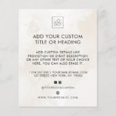 Marble Square Custom Business Logo Social Media チラシ (正面)