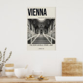 Marble Staircase Poster Vienna Architecture ポスター (キッチン)