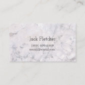 Marble & Stone Countertops Business Card 名刺 (裏面)