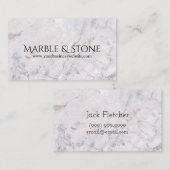 Marble & Stone Countertops Business Card 名刺 (正面/裏面)