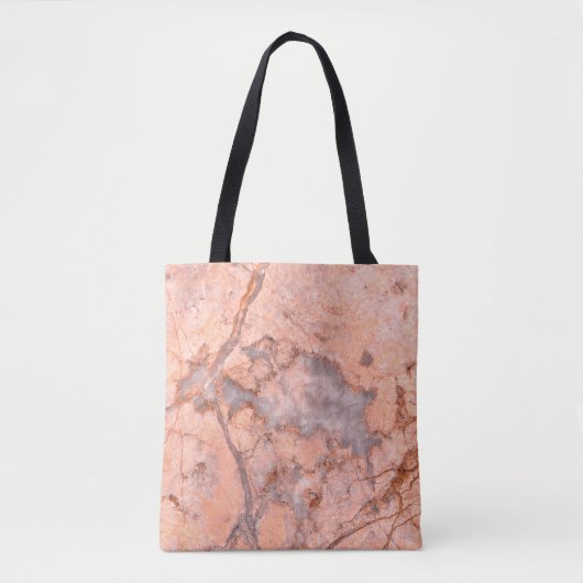 Marble texture white pattern トートバッグ (正面)
