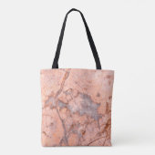 Marble texture white pattern トートバッグ (裏面)