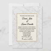 Marble Whisper Photo Wedding Invitation 招待状 (正面)