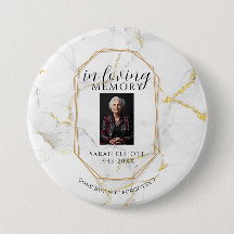 Marble with gold memory of loved one 