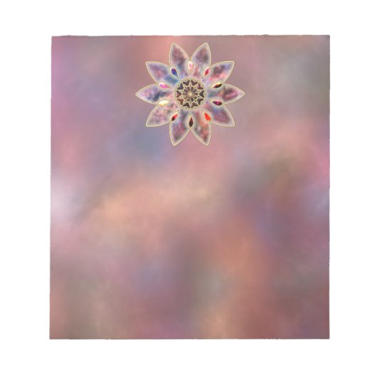 Marbled銀河系メモ帳 ノートパッド (正面)