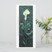 Marbled Calla Lilyブックマークカードの作成 (スタンド正面)