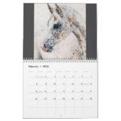 Marbled Horses Wall Calendar 2026 カレンダー (2月 2026)