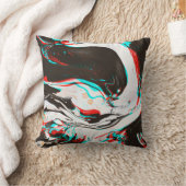Marbled Ink：グリッチテクスチャの歪み。 クッション (ブランケット)