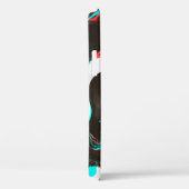 Marbled Ink:グリッチテクスチャの歪み。 Case-Mate iPhoneケース (裏面 / 右)