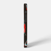 Marbled Ink:グリッチテクスチャの歪み。 iPhoneケース (左側面)
