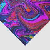 Marbled Magenta、Blue、Red抽象芸術・アート 薄葉紙 (詳細)