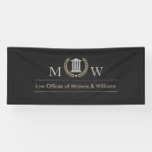 Marbled Monogramed Courthouse 横断幕 (横)