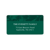 Marbled Pinesの住所 ラベル (正面)