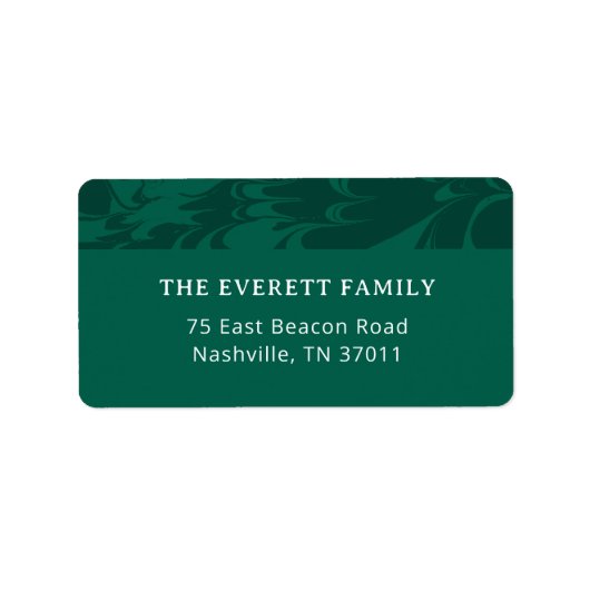 Marbled Pinesの住所 ラベル (正面)