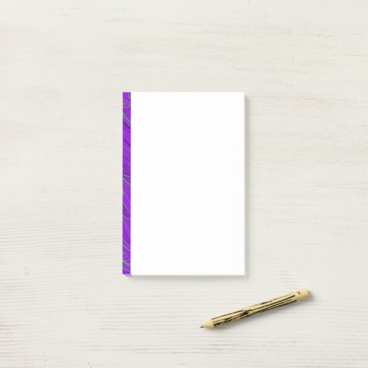 Marbled Purple Post-it Notes ポストイット (デスク上)