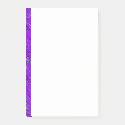 Marbled Purple Post-it Notes ポストイット (正面)