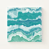 marbled sea foam : ノートブック (裏面)
