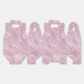 Marbled Silk Moire Pattern in Dusty Pink フェイバーボックス (見開き)