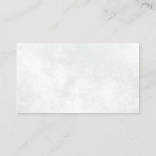 Marbled Steel Blueあなたのロゴシンプルプロフェッショナル 名刺 (裏面)