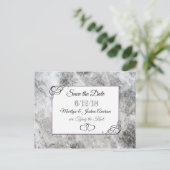 Marbled Stone日付ポストカードの保存 ポストカード (スタンド正面)