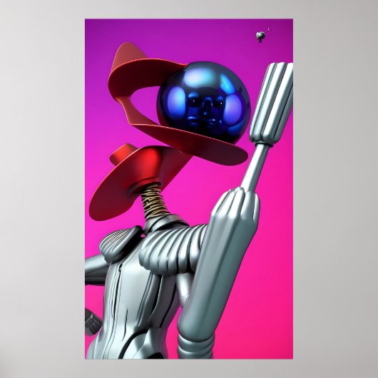 Marbled to Perfect - Ken Gage Art ポスター (正面)