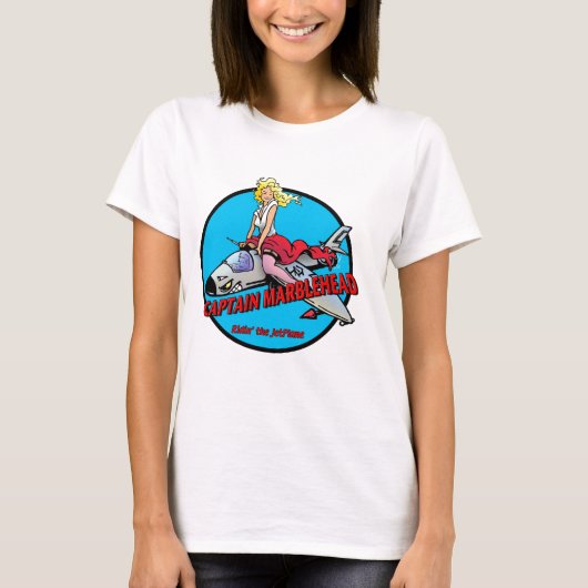 Marbleheadの女性タンク大尉 Tシャツ (正面)