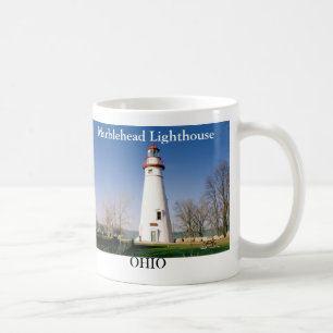 Marbleheadの灯台、オハイオ州のマグ コーヒーマグカップ