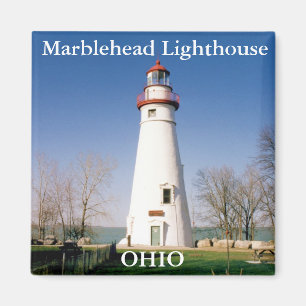 Marbleheadの灯台、オハイオ州の磁石 マグネット