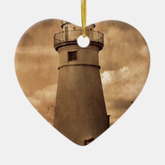 Marbleheadの灯台 セラミックオーナメント (正面)