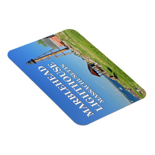 Marblehead Light house, Massachusetts Flexi Magnet マグネット (右側)
