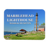 Marblehead Light house, Massachusetts Flexi Magnet マグネット (横)