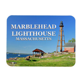 Marblehead Light house, Massachusetts Flexi Magnet マグネット